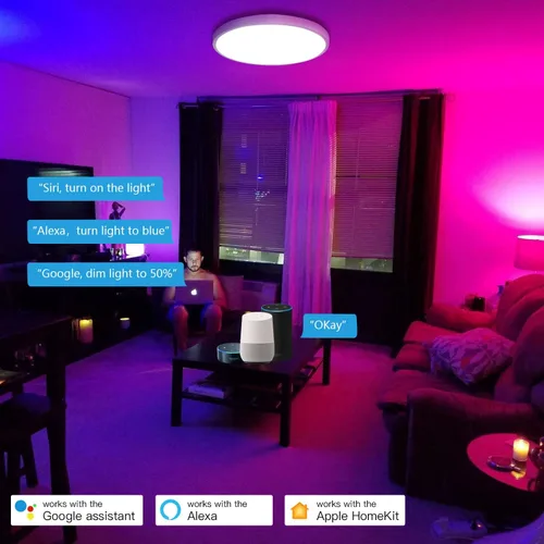 Vista 2 de Enchufe inteligente Mini 10A, compatible con aplicación Cozylife, salida inteligente compatible con Alexa y Google Home, certificado UL, control