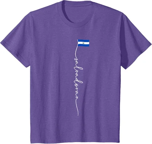 Vista 52 de Camiseta con la bandera salvadoreña de El Salvador