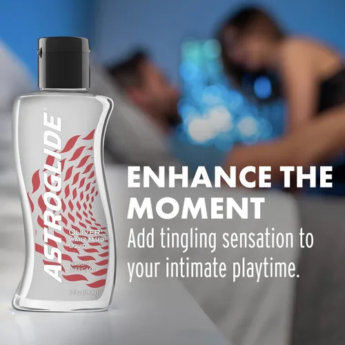 Vista 7 de Astroglide Lubricante a base de agua (5 onzas), lubricante personal carcaj, lubricante sexual excitante añade sensaciones para hombres, mujeres