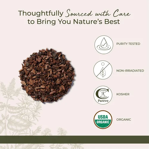 Vista 4 de Starwest Botanicals Wild Cherry Bark Organic, Prunus Serotina - Bolsa de 4