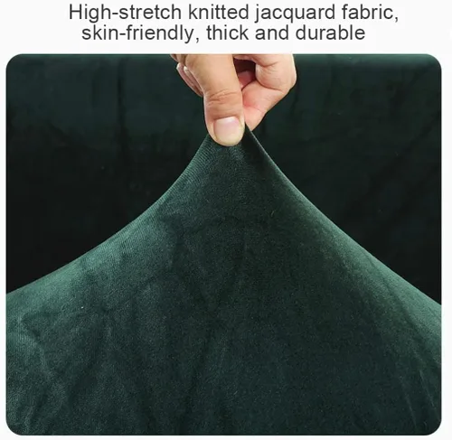 Vista 2 de Funda de terciopelo para sofá en forma de L, 1, 2, 3, 4 plazas, funda elástica para sofá seccional, protector de muebles antideslizante para niños