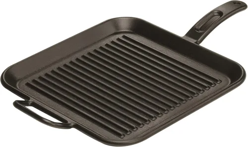Vista 9 de [Usado] Lodge BOLD Plancha de Hierro Fundido Sazonado de 12 Pulgadas, Utensilios de Cocina de Diseño Vanguardista Design-Forward BOLD - Utensilios