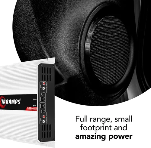 Vista 8 de Taramps DS 2000X4 2 Ohms 2000W RMS Amplificador de audio para coche de 4 canales