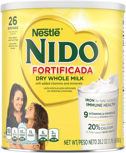 Vista 11 de Nido Fortificada Leche Entera Seca en Polvo 750 g