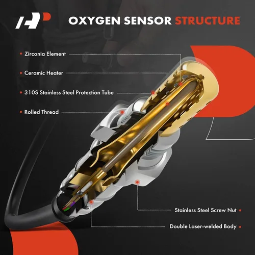 Vista 3 de A-Premium Sensor de oxígeno O2 compatible con Jaguar F-Type 2014-2020 Land Rover Center