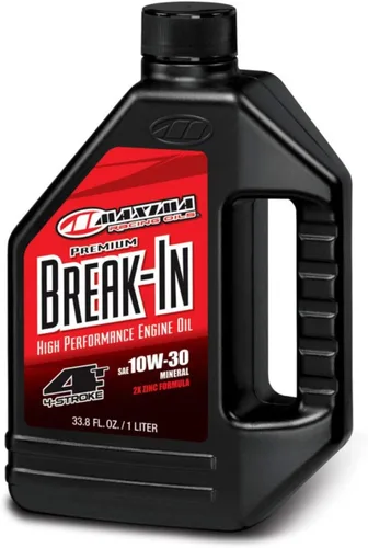 Vista 2 de Maxima Racing Oils 30-10901-2PK Premium Break in 10w30 Aceite de motor de motocicleta botella de 1 litro, paquete de 2