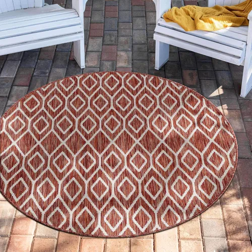 Vista 34 de Jill Zarin Outdoor Collection - Alfombra de área - Turcas y Caicos (2' 2" x 3' 1" Rectángulo Beige/Marrón)