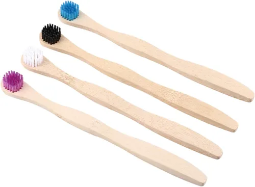 Vista 7 de EXCEART Limpiador de lengua para adultos, paquete de 4 unidades, raspador ergonómico de lengua, herramienta de higiene bucal, reduce el mal aliento