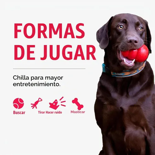 Vista 4 de Kong Wubba para Cachorros Colores Surtidos