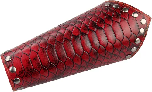Vista 4 de COOLLA Knight - Pulsera de cuero genuino con brazalete ancho