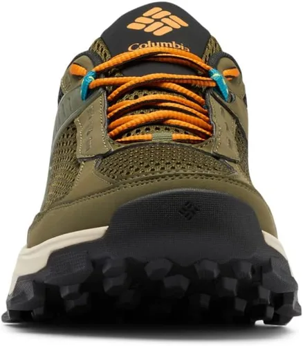Vista 3 de Columbia Zapatos de senderismo Hatana Breathe para mujer, Nori, ámbar dorado