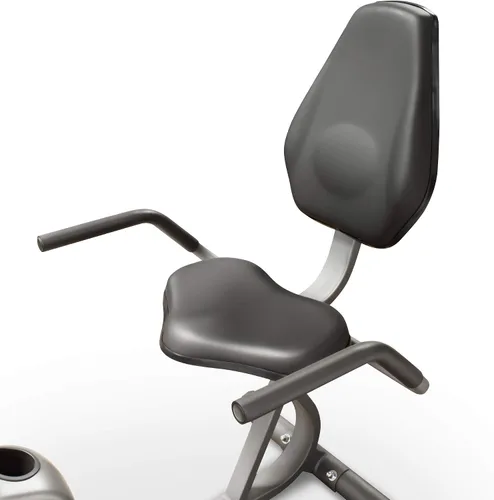Vista 2 de Marcy Magnetic Recumbent Bike with Adjustable Resistance and Transport Wheels NS-716R