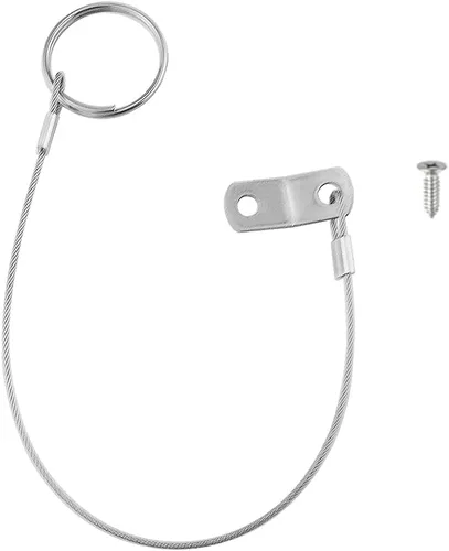 Vista 5 de brandname Wwxuanke - Cordón de acero inoxidable 316, cable de seguridad, hardware marino para prevención de pérdidas, 1 bucle con anillo