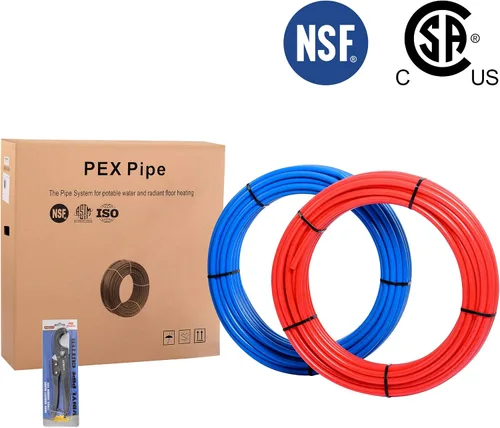 Vista 2 de EFIELD 2 x 100 pies (200 pies) 3/4 pulgadas Pex-b tubería tubería DIY Kit