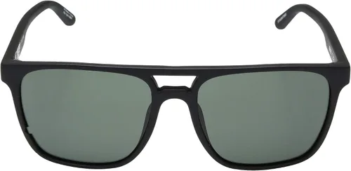 Vista 2 de SPY Czar Gafas de sol suave negro mate con lente verde gris feliz