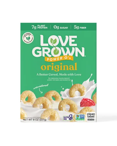 Vista 10 de Love Grown Power O's - Cereal de chocolate sin gluten con alto contenido de proteínas, vegano, certificado sin OMG, bajo en azúcar, alto en fibra
