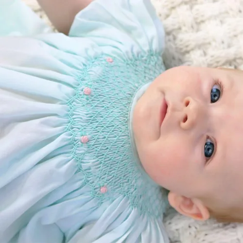 Vista 7 de Petit Ami Vestido de día para niña de obispo fruncido