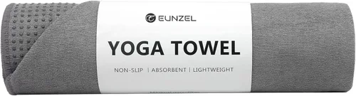 Vista 23 de Eunzel Toalla de yoga, toalla para esterilla de yoga caliente con puntos de agarre, absorbente de sudor, antideslizante, para yoga caliente, pilates