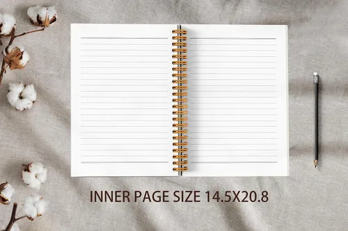 Vista 3 de VNWEK Escritura Bíblica Proverbios 3:5 Confía en el Señor con todo tu corazón Cuaderno Espiral Arcoíris Marrón Boho 14 x 21 cm, Cuaderno Espiral