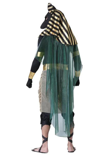 Vista 2 de Disfraz de Anubis talla extra para hombre Multicolor