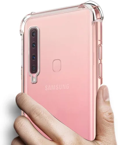 Vista 6 de Zeking Funda para Galaxy A9/A9S/A9 Star Pro 2018, silicona TPU flexible transparente con cuatro esquinas parachoques funda protectora compatible