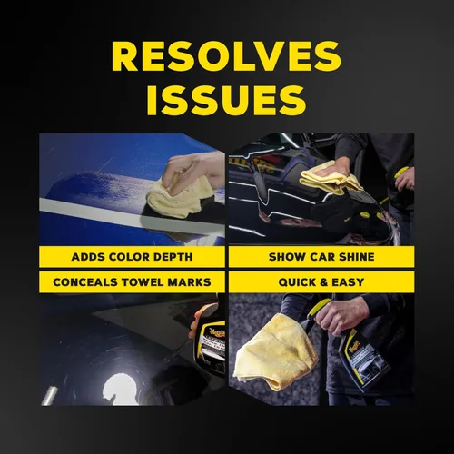 Vista 3 de Meguiar's Ultimate Insane Shine - Brillo de pintura, fácil de usar en aerosol y limpiar el producto para minimizar los remolinos y mejorar