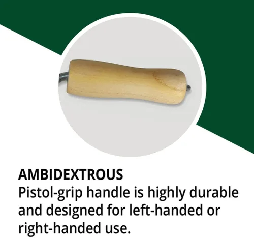 Vista 5 de WOLF - Herramienta manual para atar atar con gancho de acero giratorio suave y mango de madera contorneada, 7 pulgadas, torcedor de alambre