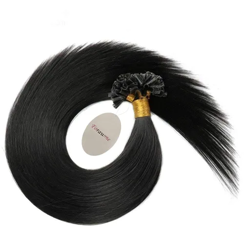 Vista 11 de Extensiones de cabello ondulado rizado con clip de 100 piezas de cabello humano Remy #1B, negro natural, 16 pulgadas, 4.23 oz, 8 piezas de cabello