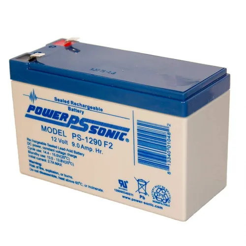 Vista 2 de Power-Sonic PS-1290 - Batería recargable SLA de 12 voltios y 9 amperios hora (terminales F2)