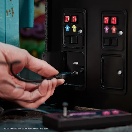 Vista 5 de Quarter Arcades Controlador USB A 4.9 ft Accesorio para Mini Arcade Gabinete, Cableado con Pulgar Extraíble, Compatible con Windows 11 PC y otros