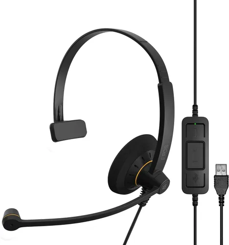 Vista 4 de Sennheiser SC 30 USB CTRL (505548) - Auriculares empresariales de un solo lado Para comunicaciones unificadas con sonido HD, micrófono