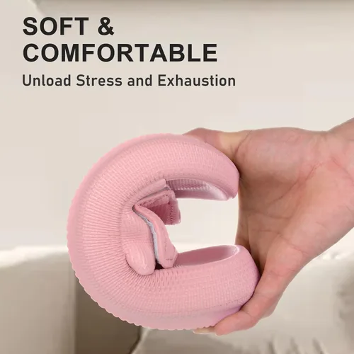 Vista 7 de kihutor Cloud Slides For Women and Men, Pillow Slippers Bathroom Slides, Soft Comfy Thick Sole Sandals Quick Drying Pillow Slides