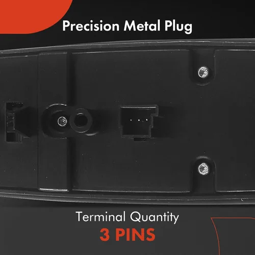 Vista 6 de A-Premium Interruptor de elevalunas eléctrico delantero izquierdo del lado del conductor, negro Compatible con Mercedes-Benz A160 2004-2005, A190
