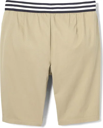 Vista 2 de French Toast Girls' Pull-on Stretch Contrast Waistband Shorts