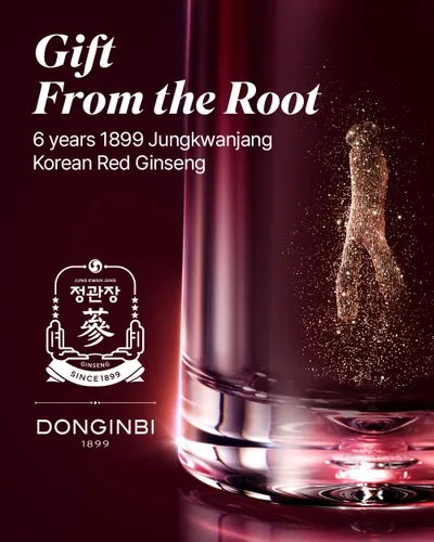 Vista 7 de Donginbi Red Ginseng Daily Defense Essence - Suero reafirmante y reparador de barrera de la piel para piel seca, esencia de ginseng rojo coreano