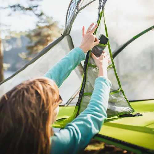 Vista 16 de Tentsile Connect V3 - Hamaca de tienda de campaña para 2 personas, The Original Tree Tent Company, capacidad de 880 libras, casa de árbol portátil