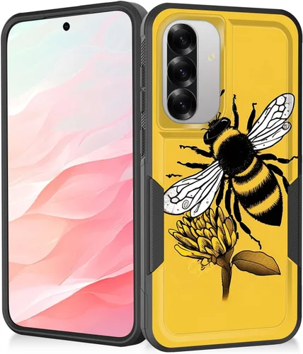 Vista 21 de Funda para Galaxy A14 5G, resistente de doble capa híbrida de policarbonato duro, goma suave, a prueba de golpes, funda protectora resistente