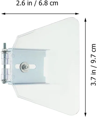 Vista 2 de TEHAUX Amoladoras de banco de banco, 2 piezas de tornillos de seguridad para banco de protección, kit de accesorios de repuesto para ángulo