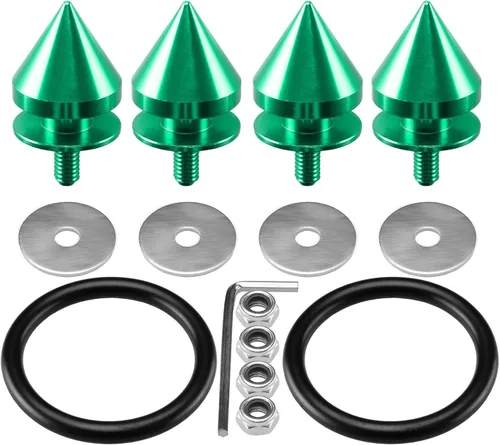 Vista 12 de EZAUTO WRAP Kit de fijadores de liberación rápida con espigas negras para parachoques de coche, maletero, guardabarros, tapas de escotilla