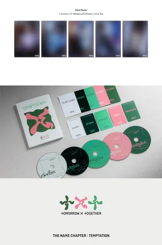 Vista 6 de TOMORROW X TOGETHER TXT - THE NAME CHAPTER : TEMPTATION [Lullaby ver.] Album (Random ver.)