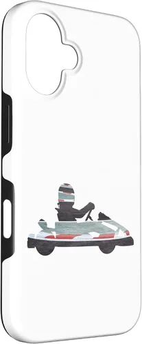 Vista 3 de Funda para iPhone 16 Go Kart Racing Race Track