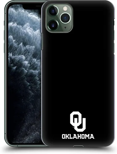 Vista 15 de Head Case Designs Funda rígida con licencia oficial de la Universidad de Oklahoma OU Banner compatible con Apple iPhone 11 Pro Max