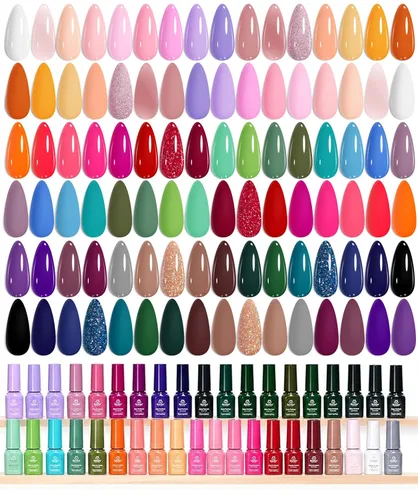 Vista 31 de Beetles - Juego de 44 esmaltes de uñas de gel, colección Colorful Muse, 36 0-0 Musa colorida