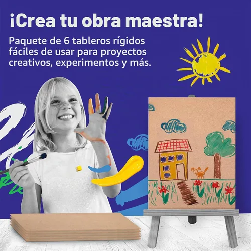 Vista 2 de Artlicious Hojas de cartón de 1/8 pulgadas (0.118 in) - 11 x 14 - Paquete de 6