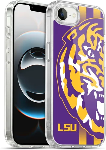 Vista 108 de Head Case Designs Funda de gel suave con licencia oficial de la Universidad Estatal de Louisiana LSU Camou compatible con Apple iPhone 7 Plus/iPhone