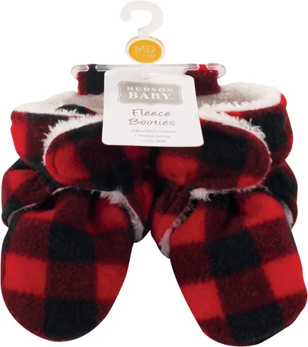 Vista 2 de Hudson Baby - Botines unisex de forro polar y sherpa de imitación para bebé