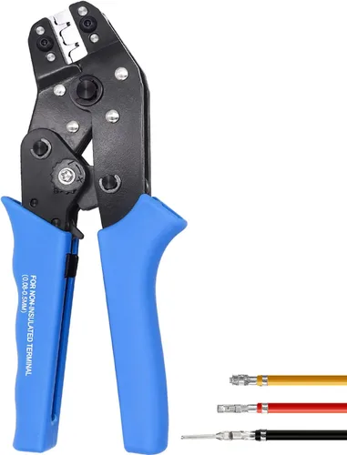 Vista 5 de Taiss Herramienta de Crimpado JST, Herramienta de Crimpado Dupont, Crimpador JST, Crimpador Dupont, Crimpador de Alambre con Trinquete para Conector