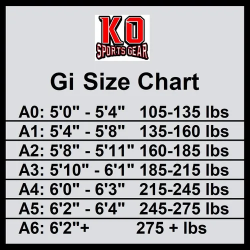 Vista 3 de KO Sports Gear - Pantalones Gi, preencogidos, Rip Stop, costuras en contraste, cinturón y ribete, BJJ Jiu Jitsu, artes marciales