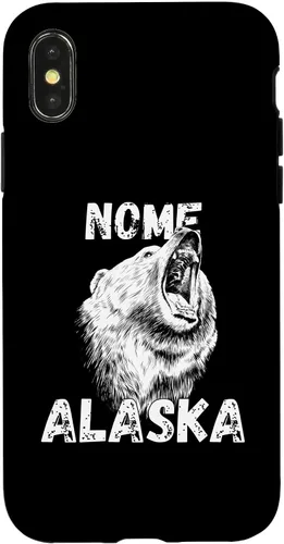 Vista 5 de Retro Nome AK Alaska City Apparel Souvenir Case for iPhone 17
