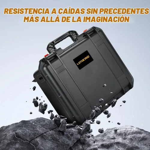 Vista 4 de Funda para llave de impacto y dinamométrico Dewalt - Caja de herramientas dura impermeable para juego Dewalt, bolsa de kit combinado de herramientas